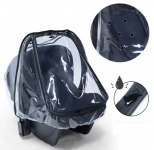 רק 4.7$/17 ש״ח לכיסוי גשם שקוף ואיכותי לכיסא תינוק – מגן מפני רוח, גשם ואבק עם פתחי אוורור ורוכסן כפול!!