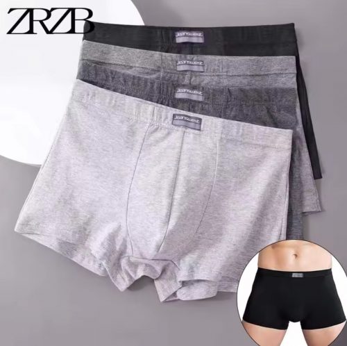 רק 4.7$/15 ש״ח לסט תחתוני כותנה נושמים ונוחים במיוחד לגברים במידות L עד 5XL!!