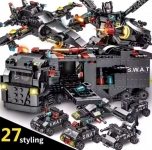 רק 6.9$/22 ש״ח לערכת ההרכבה המשטרתית 8 ב־1 – חוויית בנייה מרתקת ומלאת דמיון לילדים!!