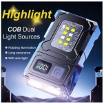 רק 5.4$/19 ש״ח לפנס כיס עוצמתי וקומפקטי במיוחד, עם ראש מסתובב 180 מעלות, 6 מצבי תאורה, נטען באמצעות חיבור USB!!