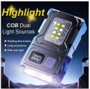 רק 5.4$/19 ש״ח לפנס כיס עוצמתי וקומפקטי במיוחד, עם ראש מסתובב 180 מעלות, 6 מצבי תאורה, נטען באמצעות חיבור USB!!