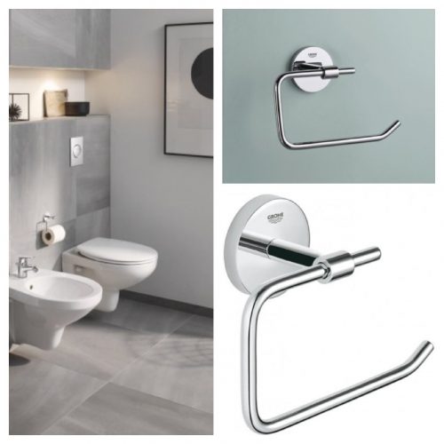 דיל מקומי: חצי מחיר!! רק 81 ש"ח במקם 163 למתקן לנייר טואלט GROHE דגם Bau Cosmopolitan!!