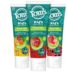 רק 15.5$/48 ש״ח (משלוח חינם בהגעה לסכום כולל של 49$ ומעלה) למארז 3 משחות שיניים לילדים Tom's of Maine בטעמי תות, מנגו ואבטיח עם פלואוריד והגנה מחורים!!