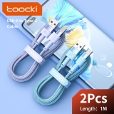 רק 4.6$\17 ש"ח למעמד לזוג כבלים USB רגיל לטייפ סי של Toocki!!