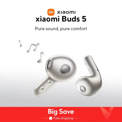 רק 59.9$/197 ש״ח עם הקופון CDIL04 לאוזניות האלחוטיות המדהימות מבית שיאומי Xiaomi Buds 5!! בארץ המחיר 430 ש״ח!!