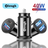 רק 3.3$\12 ש"ח למטען הכפול המהיר לרכב Elough 40W!! 