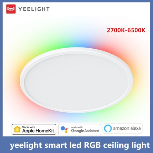 רק 29.9$/98 ש״ח למנורת התקרה החכמה Yeelight בהספק ‎18/21W‎ – עם תאורת ‎RGB‎ צבעונית הנשלטת באפליקציה או בשלט אלחוטי!!