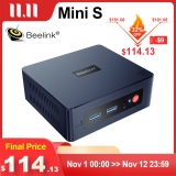 החל מ 104$\394 ש"ח למיני מחשב המומלץ הרשמי של אמזון מבית בילינק Beelink MiniS!!