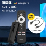 רק 37$\132 ש"ח לסטרימר סטיק אולטרה קומפקטי ומומלץ MECOOL KD3 Android TV 11!!