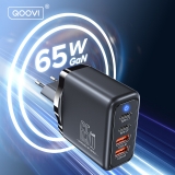 איזה מחיר!! רק 11$\40 ש"ח למטען עוצמתי מומלץ QOOVI 65W GaN עם 4 פורטים היכול להטעין גם לפטופים!!