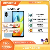 רק 66$\225 ש"ח עם הקופון 11SUPERS11 לסמרטפון המוזל החדש מבית שיאומי Xiaomi Redmi A1 + זוג מגני מסך במתנה!!