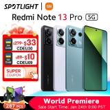 רק 183$/680 ש״ח עם הקופון CDIL3 ללהיט החדש מבית שיאומי Xiaomi Redmi Note 13 Pro 5G!!