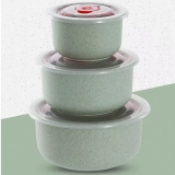 לחטוף!! רק 6.3$/21 ש״ח לסט קופסאות מזון מסיבי חיטה עם מכסה – 3 חלקים לשמירה על טריות!!