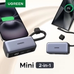 רק 17.8$/58 ש״ח לסוללת גיבוי ניידת UGREEN עם קיבולת 5000mAh, טעינה מהירה 22.5W, חיבור Type-C ישיר ומעמד מובנה!!