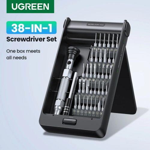 רק 15.5$/50 ש״ח לסט מברגים מדויק 38 ב‑1 מבית UGREEN – כולל ביטים מגנטיים לתיקון טלפונים, מחשבים, שעונים ועוד!!