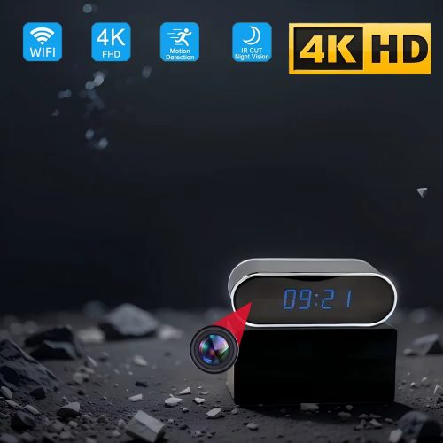 רק 22$\80 ש״ח עם הקופון APRIL1 למצלמה נסתרת – שעון מעורר עם מצלמה מובנית!!