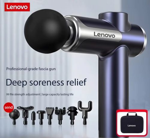 רק 18.9$/62 ש״ח לאקדח עיסוי חשמלי מבית Lenovo עם 8 ראשים, מסך מגע ותצוגת LED – להקלה אפקטיבית על כאבי שרירים במחיר הכי זול שהיה!!