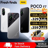 רק 281.7$/926 ש״ח לסמארטפון העוצמתי POCO F7 עם מסך AMOLED, מצלמה עם מייצב אופטי, מעבד דגל וסוללה עצומה של 6500mAh!! בארץ המחיר 1500 ש״ח!!