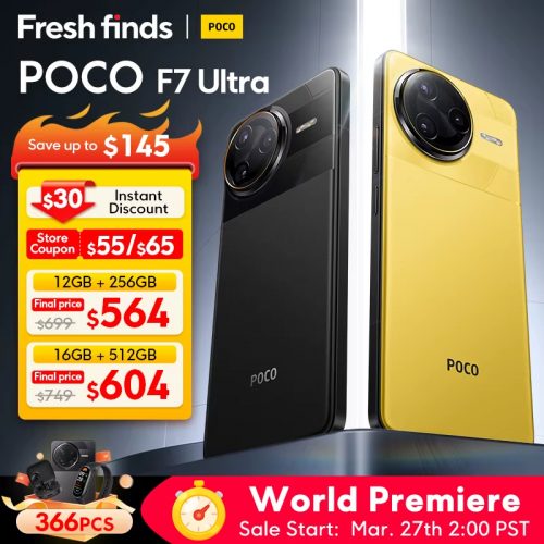 החל מ 558$\1950 ש״ח לסמרטפון הדגל החדש POCO F7 Ultra!! בארץ המחיר 2800 ש״ח!!