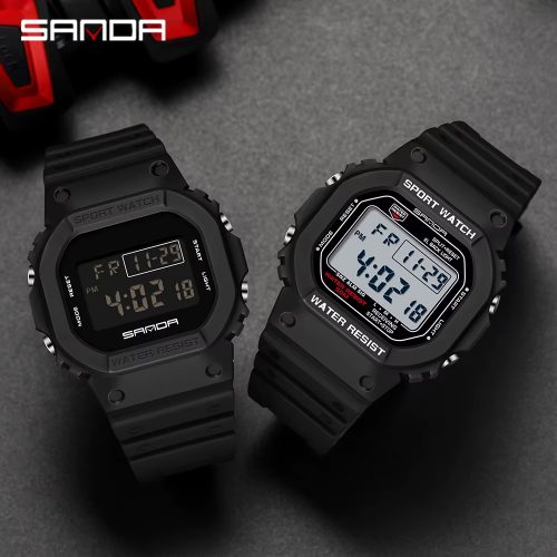 לחטוף!! רק 7$/24 ש״ח לשעון יד ממותג לגברים SANDA עמיד למים במגוון עיצובים שווים!!