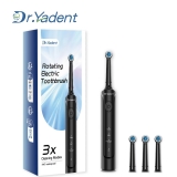 רק 12$\42 ש״ח עם הקופון ILJ601 למברשת שיניים חשמלית עוצמתית Dr.Yadent YD2233 כולל 4 ראשים להחלפה!!