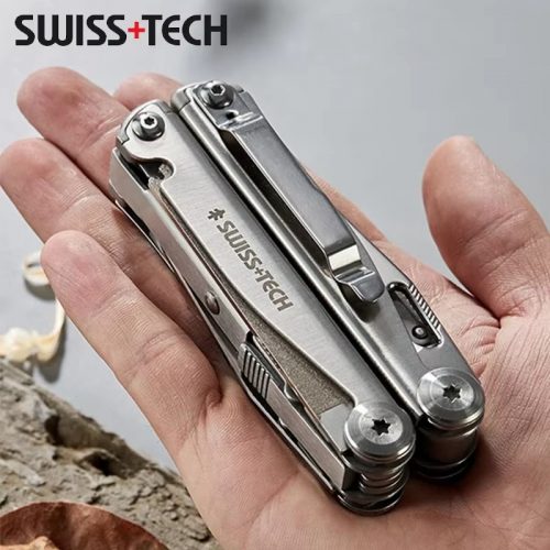 רק 24.8$/79 ש״ח לאולר הרב־תכליתי Swiss Tech עם 18 כלים שימושיים לעבודה יומיומית, טיולים וציוד חוץ!!