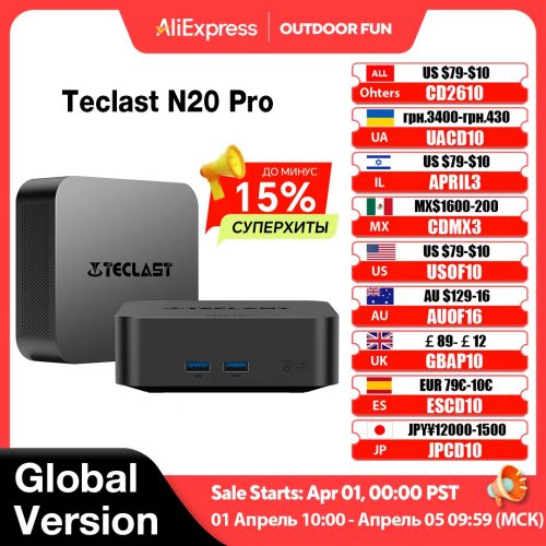 רק 62$\227 ש״ח למיני מחשב הסופר משתלם Teclast N20 Pro!!