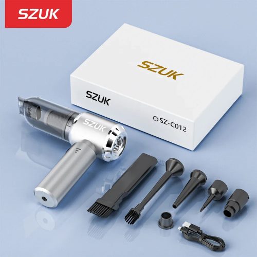 רק 27.4$\98 ש״ח עם הקופון IFPFELB לשואב אבק אלחוטי עוצמתי מבית Szuk עם עוצמת יניקה של 18000PA, סט אביזרים גדול, זמן עבודה של עד 30 דקות!!