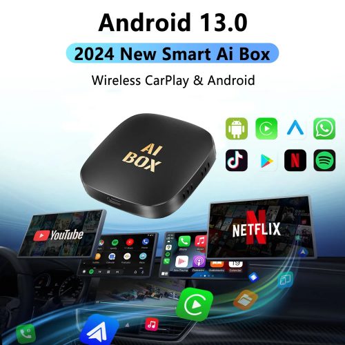 רק 31$\111 ש״ח עם הקופון AERR02 לסטרימר AI BOX לרכב שיאפשר לכם לצפות בטלוויזיה, נטפליקס, יוטיוב, סתם לדפדף בפייסבוק או כל דבר שרק תרצו!!