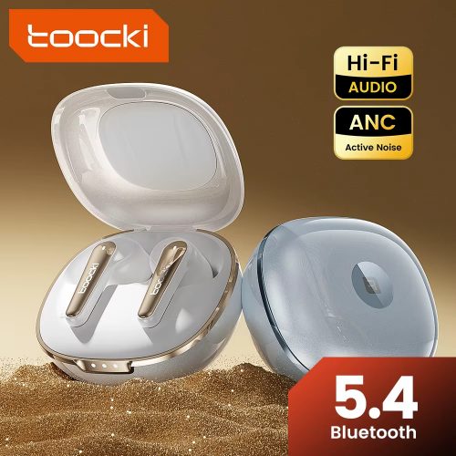 לחטוף!! מחיר מתנה!! רק 8$\28 ש״ח לאוזניות אלחוטיות עם סינון רעשים אקטיבי Toocki ANC!!