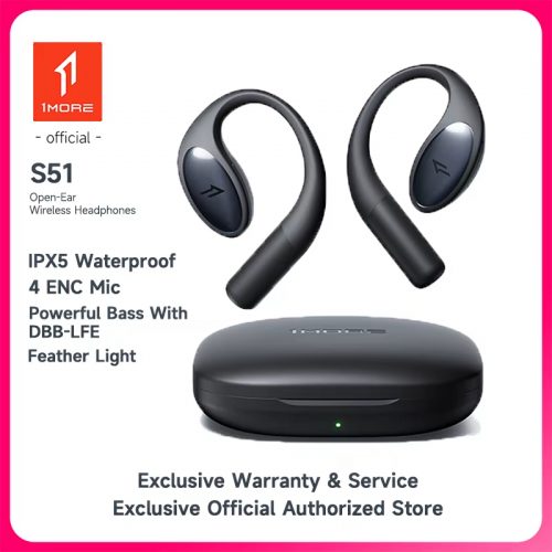 רק 57$\200 ש״ח עם הקופון ILSS02 לאוזניות הספורט הפתוחות 1MORE S51!! בארץ המחיר 389 ש״ח!!