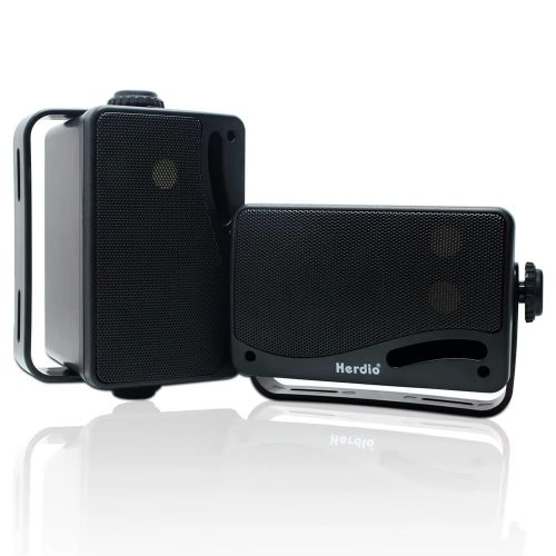 בלי כסף!! רק 36$\135 ש״ח עם הקופון MASTERCARDAY לזוג רמקולים מוגבר בלוטות' חיצוניים עמידים במים Herdio!!