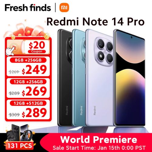 רק 204$\716 ש״ח לסמרטפון המשתלם Xiaomi Redmi Note 14 Pro!!