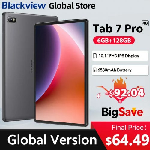 לחטוף!! חזר!! רק 69.6$\259 ש״ח לטאבלט הנהדר Blackview Tab 7 pro!!
