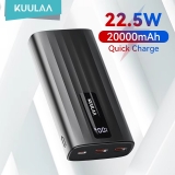 רק 12$\40 ש״ח עם הקופון KUULAA1020 למטען נייד KUULAA בנפח 10,000mAh עם טעינה מהירה 22.5W PD!!