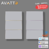 החל מ 10.7$\39 ש״ח עם הקופון GW7071 למתג החכם AVATTO Tuya WiFi לד (1–4 כניסות)!!