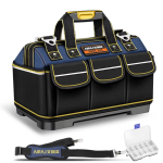 רק 7.7$/24 ש״ח לתיק כלי עבודה מבד אוקספורד עבה במיוחד של AIRAJ – קיבולת גבוהה, חלוקה נוחה ועמידות מצוינת למקצוענים וחובבנים כאחד!!