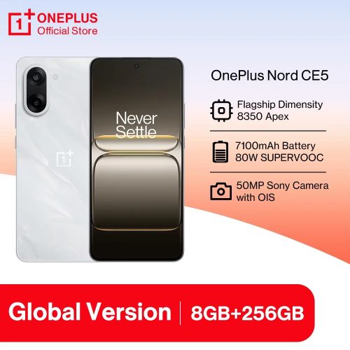רק 234$/748 ש״ח לסמארטפון OnePlus Nord CE5 הגלובלי עם מסך חלק 120Hz, סוללה חזקה וביצועים מצוינים ביומיום!!