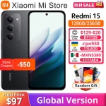 רק 107.9$/355 ש״ח לסמארטפון Xiaomi Redmi 15 בגרסה גלובלית עם מסך גדול סוללה חזקה ביצועים חלקים ועיצוב מודרני!! בארץ המחיר 700 ש״ח!!