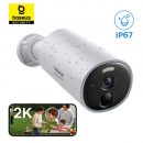 רק 54.3$/173 ש״ח למצלמת האבטחה האלחוטית Baseus B1 ברזולוציית 2K – סוללה ל־210 ימי עבודה, צילום לילה צבעוני, אחסון מובנה ועמידות מלאה למים ואבק!!