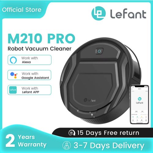 רק 90$/293 ש״ח לשואב האבק הרובוטי Lefant M210 Pro – חכם, עוצמתי, עם ניווט מדויק, טעינה אוטומטית ושליטה מלאה מהנייד או מהקול!!