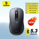 רק 10.9$/36 ש״ח לעכבר הארגונומי החדש Baseus EM2 – חיבור כפול, טעינה ב־Type-C, לחצנים שקטים ועיצוב שמפחית עומס מהיד!!