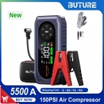 רק 63.7$/208 ש״ח לבוסטר התנעה עוצמתי עם קומפרסור משולב Buture BC02 – פתרון חירום מושלם לכל רכב!!