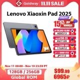 רק 91$/297 ש״ח לטאבלט Lenovo Xiaoxin Pad 11 (2025) עם מסך 2.5K בגודל 11 אינץ', מעבד Dimensity 6300, זיכרון 128GB, סוללה 7040mAh וסאונד Dolby Atmos!!