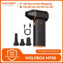 רק 26.4$/85 ש״ח למפוח האוויר האלחוטי WOLFBOX MF50 – עוצמה של 110,000 סל"ד, סוללה ל־40 דקות, טעינה ב־USB-C ו־4 פיות מתחלפות לניקוי מדויק בבית, ברכב ובמשרד!!