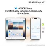 רק 1239$/3948 ש״ח ל־סמארטפון המתקפל HONOR Magic V5 עם מסך OLED מתקפל 7.95″, זיכרון 16GB RAM ו־512GB אחסון, מעבד Snapdragon 8 Elite וטעינה מהירה במיוחד!! בארץ המחיר 6790 ש״ח!!