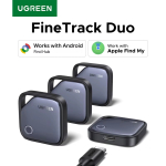 רק 9.6$/29 ש״ח לתג מעקב חכם UGREEN שמתאים גם לאייפון וגם לאנדרואיד עם איתור מהיר, צפצוף למציאה וסוללה נטענת USB C לשקט נפשי בכל מקום!!