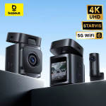 רק 77.9$/247 ש״ח למצלמת רכב כפולה Baseus VD1 Pro באיכות 4K – גרסה עמידה לחום עם Super Capacitor או גרסת סוללה עם טעינה סולארית, כולל ראיית לילה ושליטה קולית!!