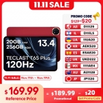 רק 142$/466 ש״ח לטאבלט הענק והעוצמתי Teclast T65 Plus עם מסך ‎13.4‎״ ‎2K‎, מעבד G99, זיכרון ‎20GB‎ ו־סוללה ‎10000mAh‎!!