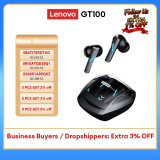 רק 12$/38 ש״ח לאוזניות הגיימינג האלחוטיות Lenovo GT100 עם Bluetooth 6.0, השהיה סופר נמוכה, 23 שעות סוללה ומיקרופון מובנה לשימוש אינטנסיבי!!